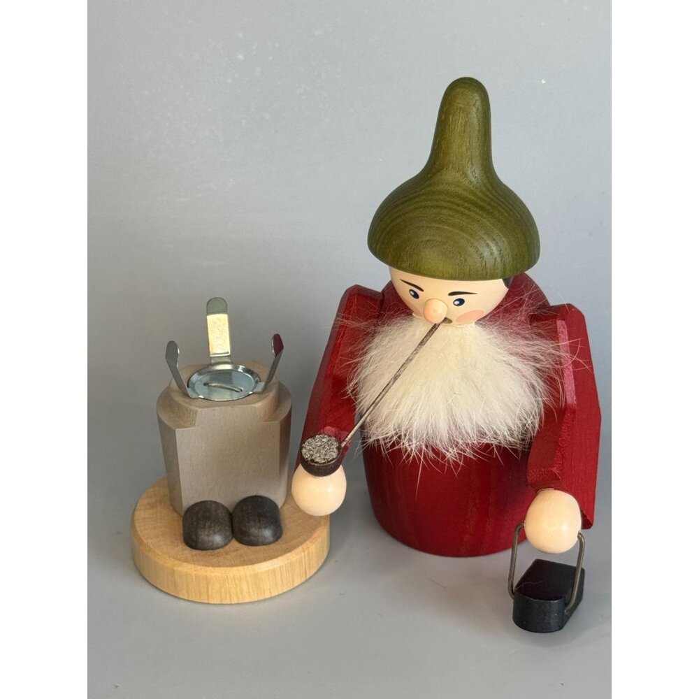 German Erzgebirge Ore Mountains Räuchermann Asian Smoker Lantern Pipe 6 3/4" - Picture 10 of 10
